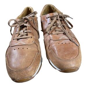 OluKai Men’s Brown Leather Sneakers - Size 10.5